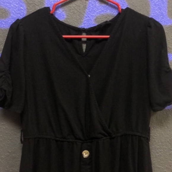 Used Black Sweet Wanderer Button Dress - Picture 3 of 8